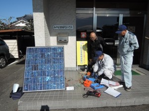 太陽光パネル性能評価試験1