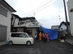 熊本地震太陽光発電施設安全確保支援活動1